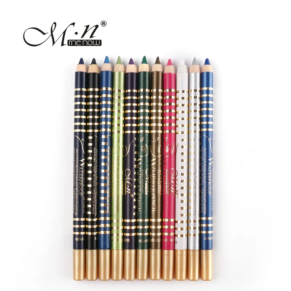 

New 12pcs/Set 12 Colors Professional Cosmetics Tool Makeup Pen Waterproof Eyeshadow Eye Liner Lip Glitter Eyeliner Pencil