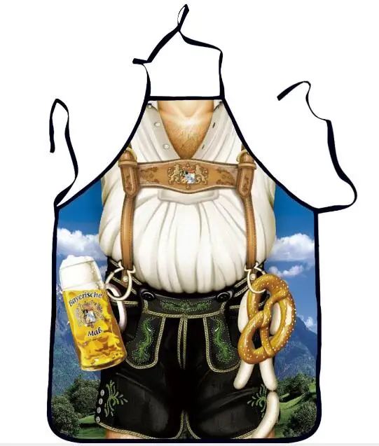 

Freeshipping Fashion Printed Apron Bibs Home Cooking Baking Party Funny Cleaning Aprons Kitchen Accessories
