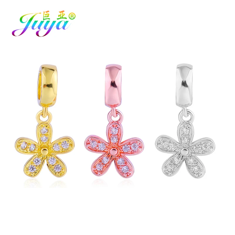 

Juya Handmade Jewelry Findings Supplies Enamel Cz Heart Star Charms Pendant Accessories For Women Fashion Jewelry DIY Making