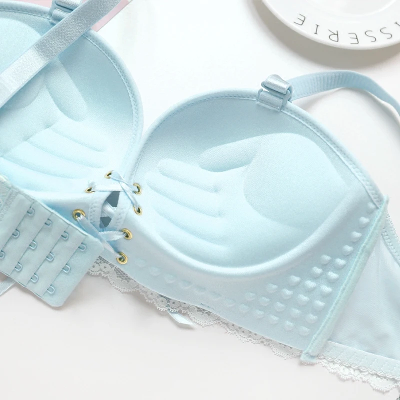 Бесшовный Женский сексуальный Бюстгалтер с чашкой 1/2 кружевной цельный Дамский
