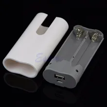 2x 18650 USB Mobile Power Bank Battery Charger Box Case DIY Kit For MP3 iPhone
