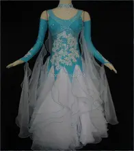Free Shipping Modern Waltz Tango Ballroom Dance Dress, Smooth Ballroom Dress,Standard Ballroom Dress Girls B-0004