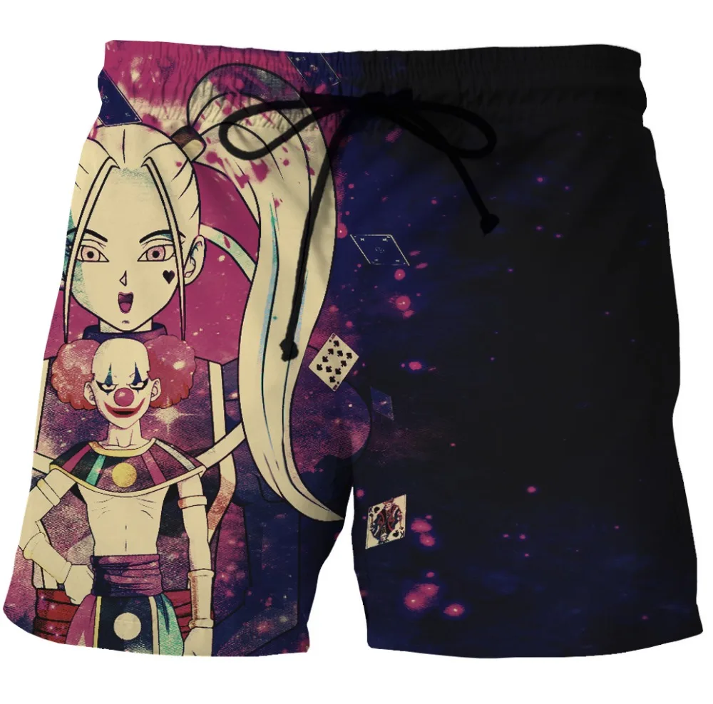 LOVE SPARK Big Size Mens Light Beach Shorts  Cartoon 3D Boys Bodybuilding Gym Jogging Yoga Running Shorts M To 6xL 