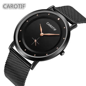 

CAROTIF Top Brand Luxury Business Men Watches Montre Waterproof Metal belt Quartz Wrist Watches Men Reloj Hombre