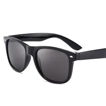 Винтажные Солнцезащитные очки, мужские Поляризованные женские очки в черной оправе, ретро солнцезащитные очки, очки для ночного видения, затемненные очки