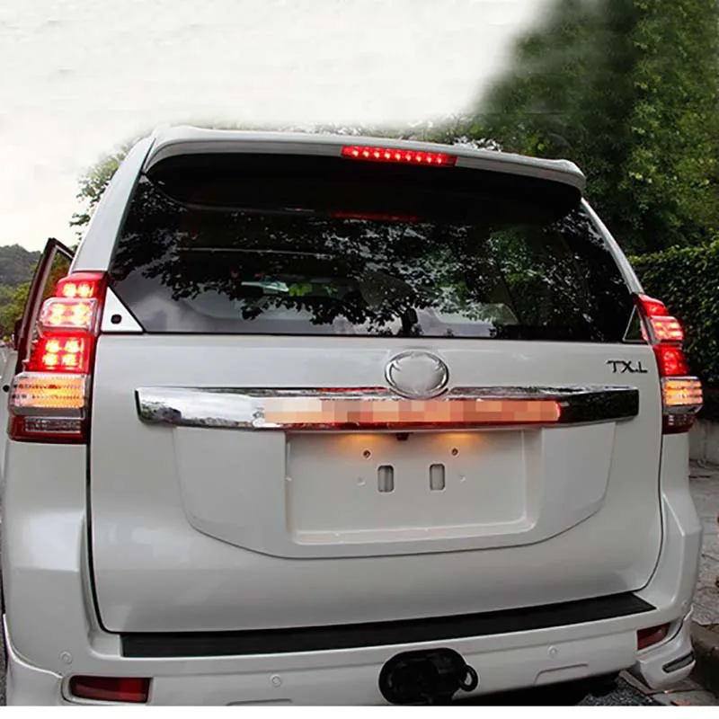 RETYLY Accesorios de la Ventana Trasera de Pcs Chrome para Land Cruiser Prado 150 Accesorios