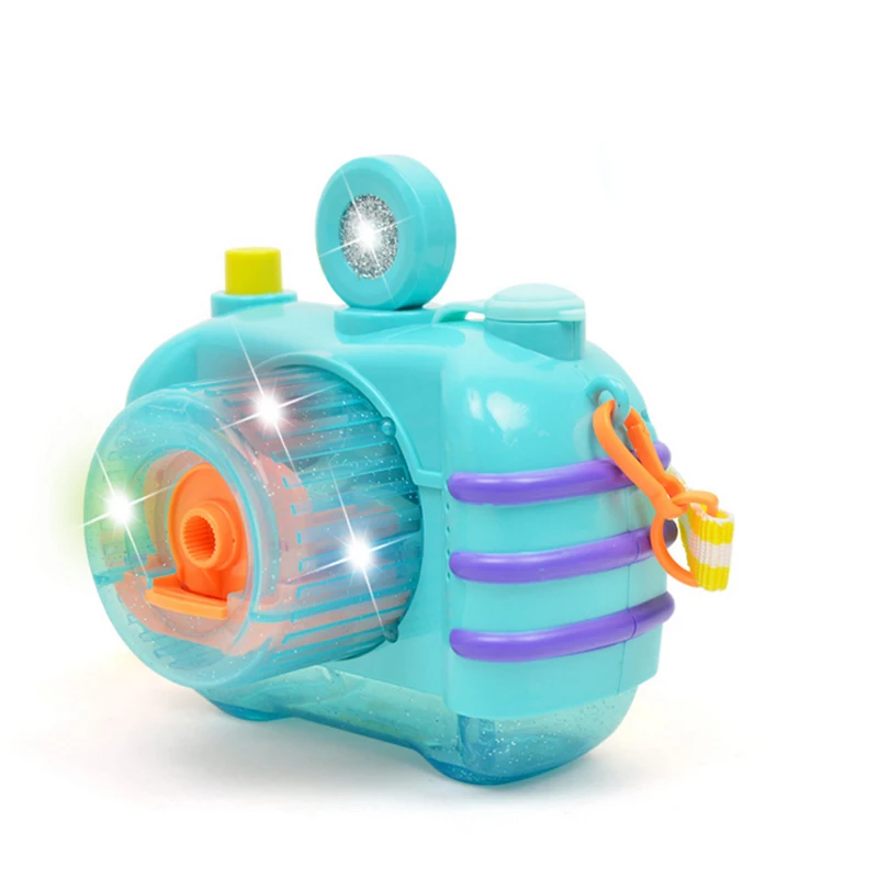 Funny Electric Magic Bubble Blower Machine Cartoon Camera Automatic Bubble Maker With Light Music For Child Kids Outdoor Toys  (4)