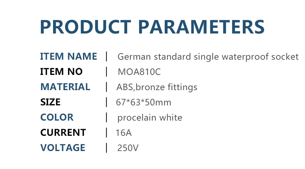 e brilhante, tampa exterior, soquete de parede, nível, 16A, 250V