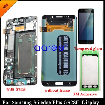 

Tested Super AMOLED For SAMSUNG S6 Edge Plus G928F LCD Display for Samsung S6 Edge plus LCD Screen Touch Digitizer Assembly