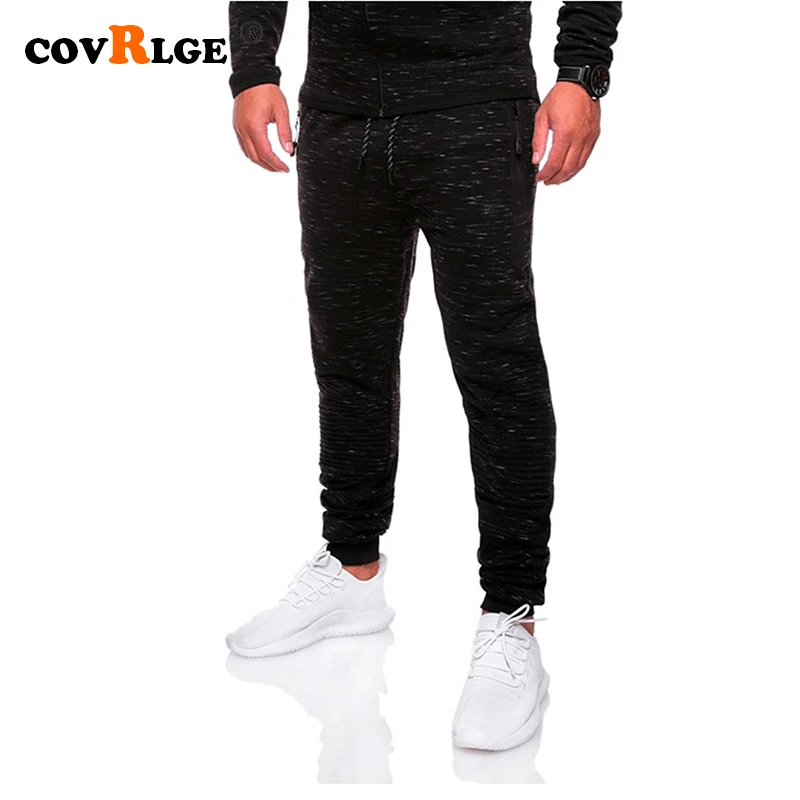 

College Men's Pants Csual Tether Elastic Sports Trousers 2019 Spring Spot Color Fashion Trousers Streetwear MKX043