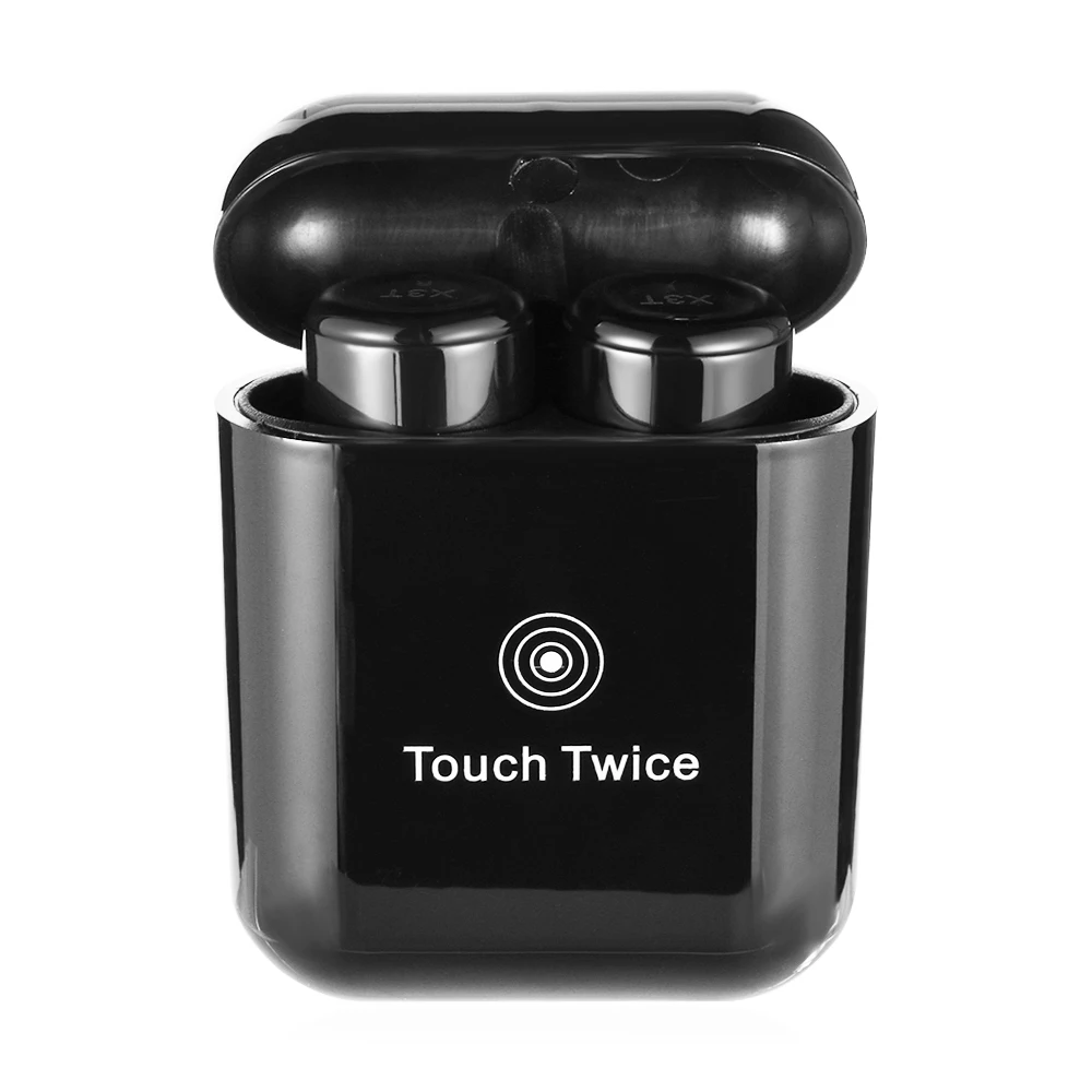 

True Wireless Bluetooth Headset CSR 4.2 HIFI Stereo Cordless Bluetooth Mini Earphones Mic with Charging Case for iPhone Samsung