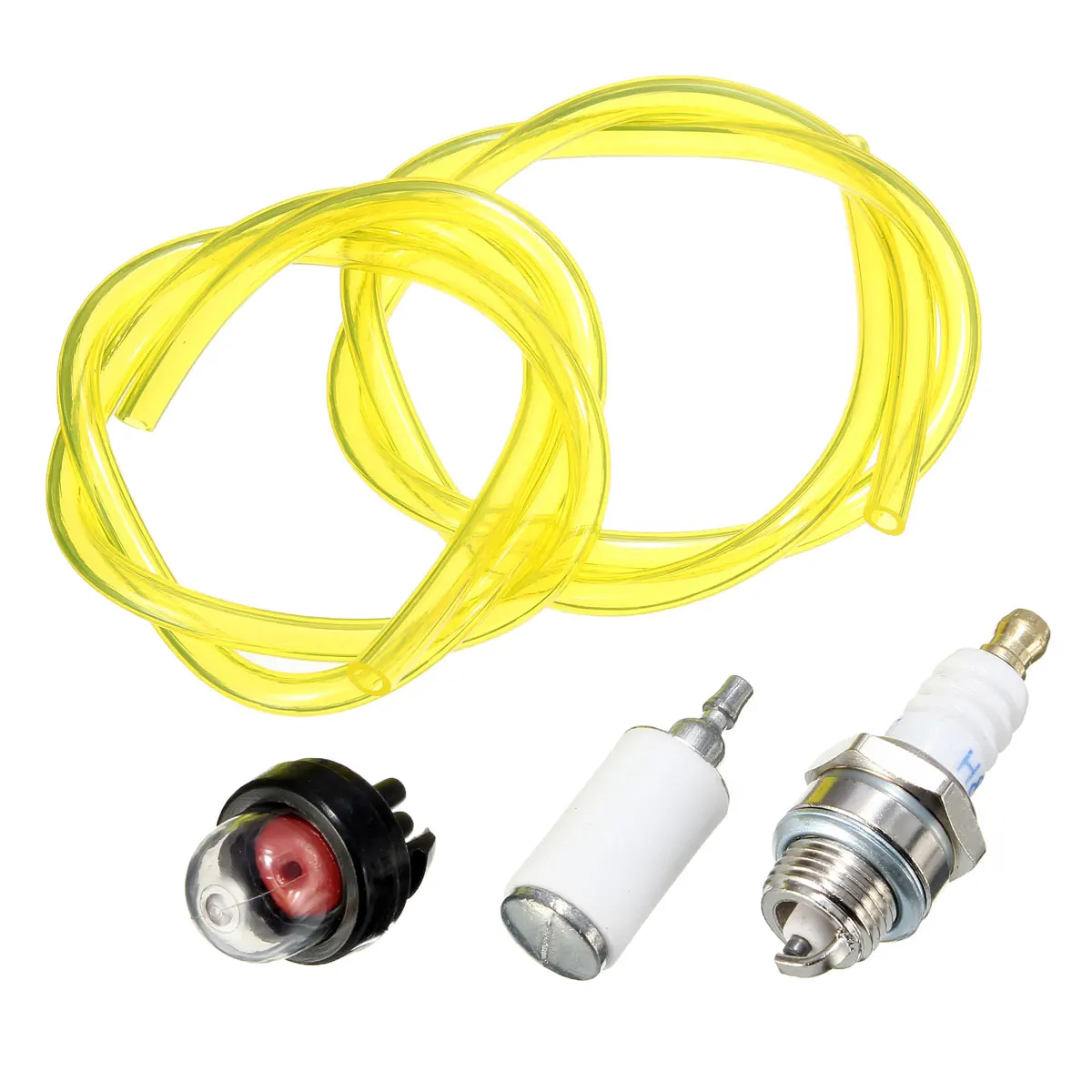 Gas Fuel Line Filter Snap In Primer Bulb Spark Plug Trimmer for Poulan Sears Fuel Filter Replacement Spark Plug-in Fuel Filters from Automobiles ...