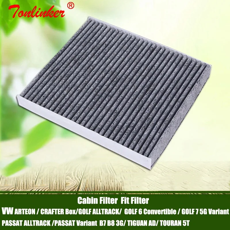 

Cabin Filter 1Pcs Fit For Volkswagen PASSAT Variant 3G ARTEON 3H CRAFTER GOLF 6 7 5G TIGUAN AD TOURAN 5T Model 2012-2019 Filter
