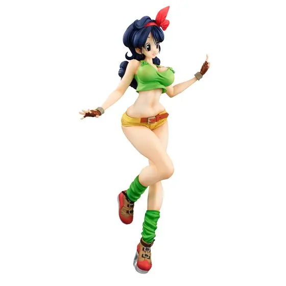 Новинка Dragon Ball Z Gals Lunch Black Hair Ver. Фигурка ПВХ японского аниме коллекционные игрушки