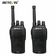 Пара RETEVIS RT46 рация 2 Вт портативный двухсторонний радио трансивер VOX Micro-usb Зарядка Поддержка Li-Ion (или AA) батарея