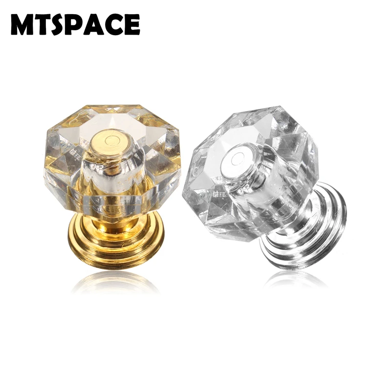 MTSPACE серебристый/золотистый 18 мм кристально прозрачная стеклянная дверь