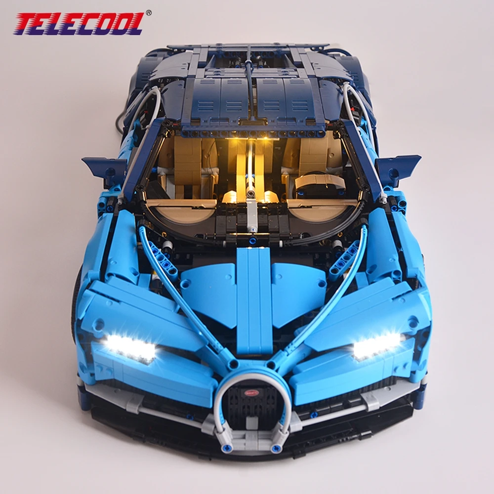 

TELECOOL Led Light Kit For Technic Bugatti Chiron Light Set Compatible With 42083 And 20086(NOT Include The Model)