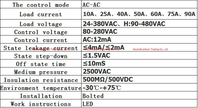 Купить Твердотельные реле ssr-40aa-h 40А фактически 80-250 в ...