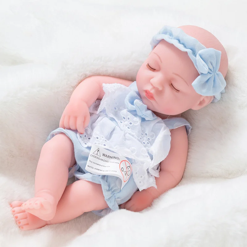 

Reborn Baby Doll 14.5 Inch Soft Silicone Vinyl Doll 45cm Newborn Lifelike Bebe Reborn Dolls Lovely Baby Toys for Children