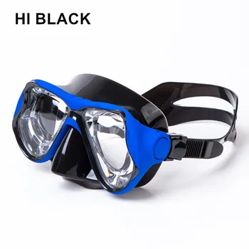 

2018 High Quality silicone Swimming Masks goggle Myopia Diving Mask Prescription lens Professional tempered glass Scuba Mask