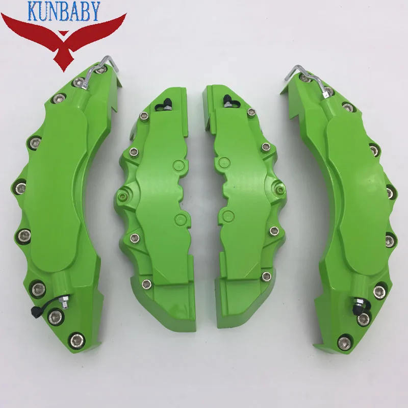 

KUNBABY 4 Pcs Customize ABS Plastic Car Auto Disc Brake Caliper Covers Front And Rear For Benz Audi BMW Wheel 18'' And Up