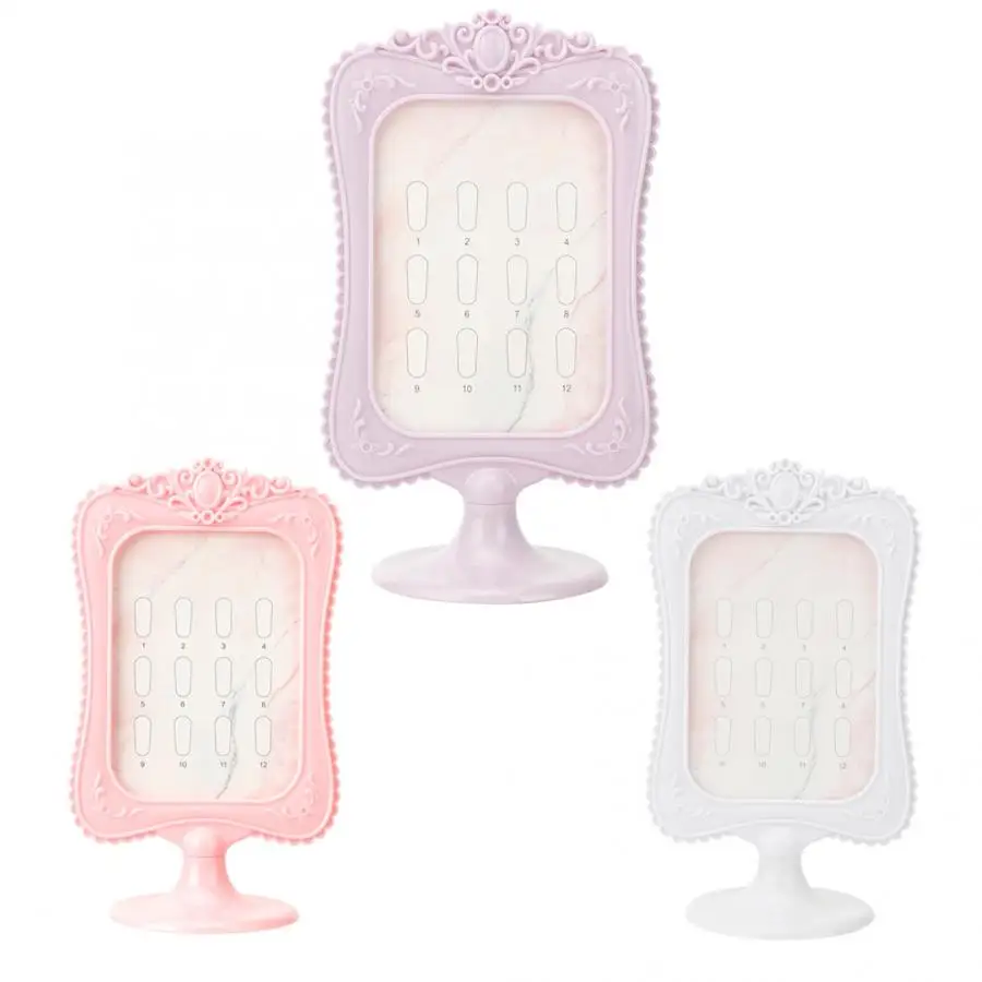 

Nail Polish Gel Color Display Frame Showcase Frame Board Salon Accessory Nail Art Showing Shelf