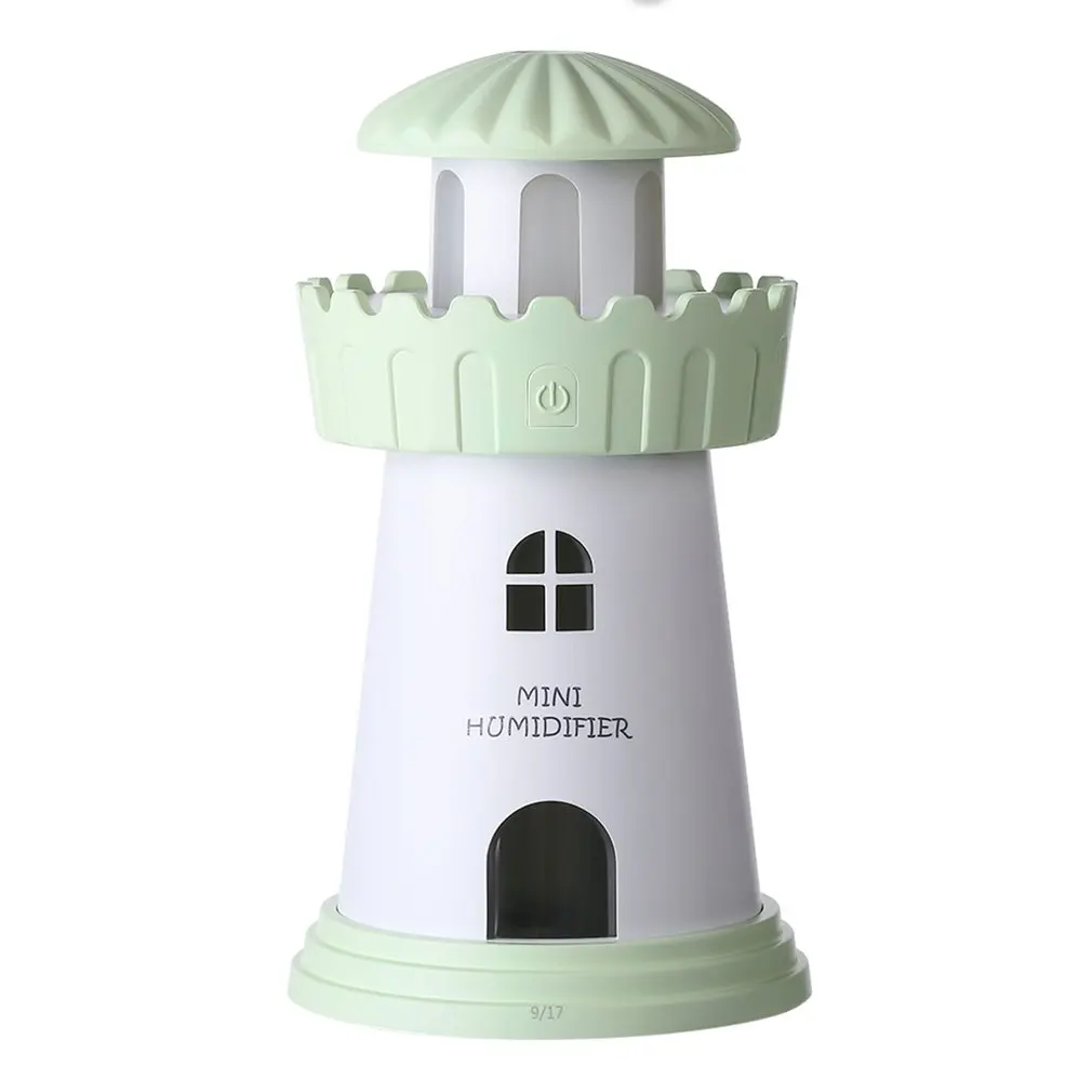 150 мл лампа увлажнитель воздуха Lighthouse USB светодиодный диффузор очиститель воздуха распылитель башня эфирные масла диффузор для дома