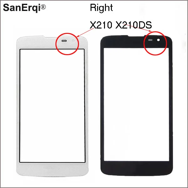 Стекло для сенсорного ЖК-экрана SanErqi внешний объектив LG K7 X210 X210DS | Мобильные