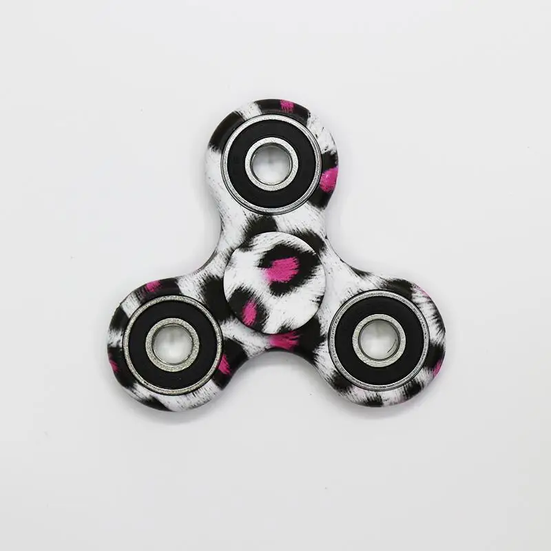 

Fidget Hand Spinner Finger Spinner Toy Focus Tri Spinner Fingertip Gyro Coloured Drawing Pattern Torq Toy EDC Reduce Stress Gift