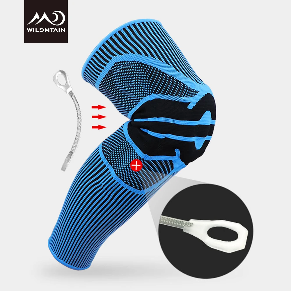 

WILDMTAIN Knee Protector Upgraded Elastic Knee Support Brace Rodillera for Running, Basketball, Volleyball, Football Knee Pads