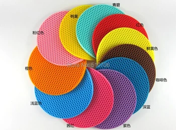 

Free Shipping+Wholesale round silicone tableware mats pads silicone dinnerware mat pad,300pcs/lot