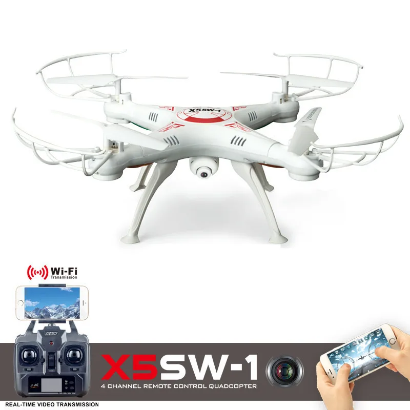 

X5SW-1 RC Drone With Wifi FPV Camera Quadcopter Headless One-key Return 6-Axis Real Time video Helicopter VS X5C X5C-1 E58