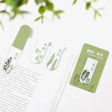 1 шт. стиль растения Эстетическая Закладка на магните мини закладка клип металлическая Закладка