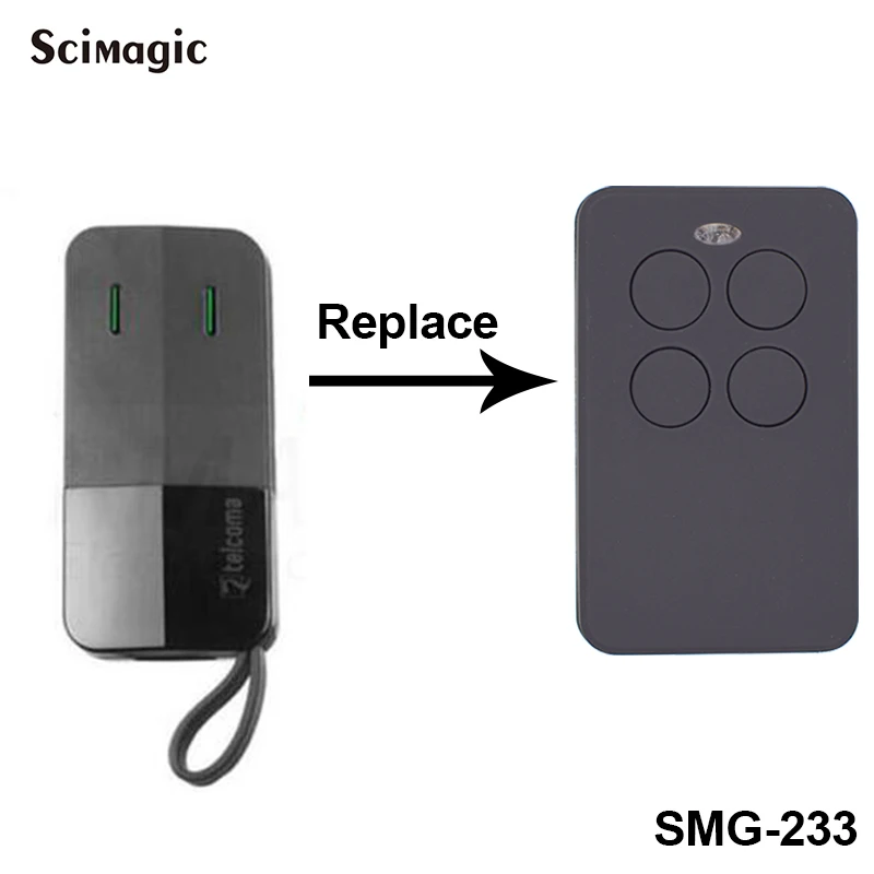 

5pcs TELCOMA 433.92mhz universal remote control for garage door gate compatible DEA ATA DOORHAN NICE FAAC DITEC CLEMSA MOOVO ACM