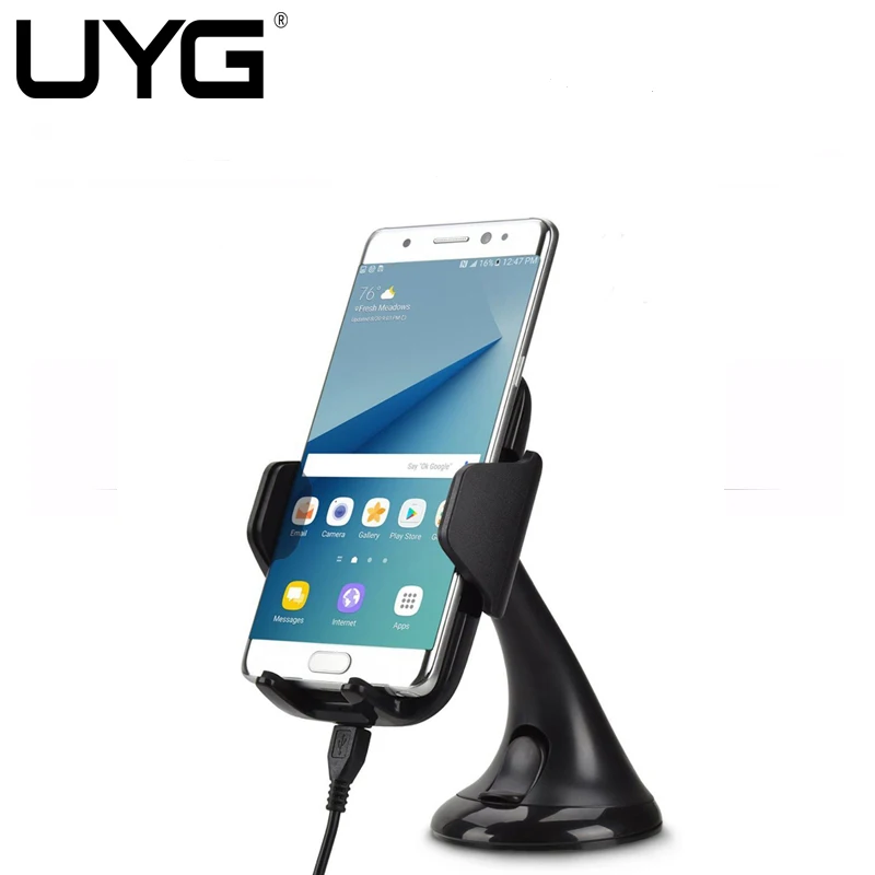 bilder für 2in1 Qi Wireless-ladegerät Lade Auto Pad Telefon Halter Drahtlose Auto Ladegerät für Samsung S6 S7 S7 Kante Anmerkung 5 s8 plus GPS halter bilder für 2in1 Qi Wireless-ladegerät Lade Auto Pad Telefon Halter Drahtlose Auto Ladegerät für Samsung S6 S7 S7 Kante Anmerkung 5 s8 plus GPS halter