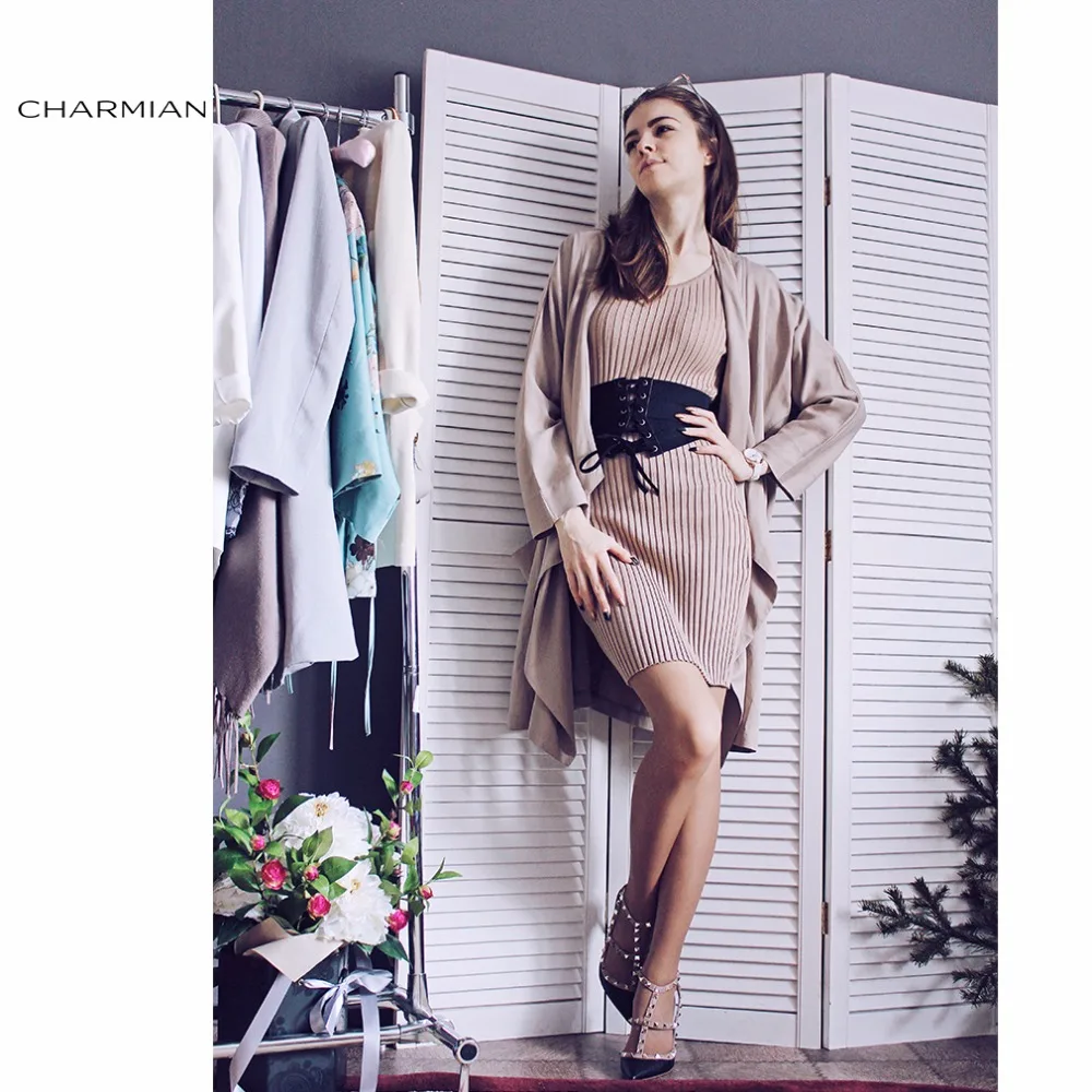 Женский винтажный корсет в стиле стимпанк Charmian Готическая шнуровка под грудь и