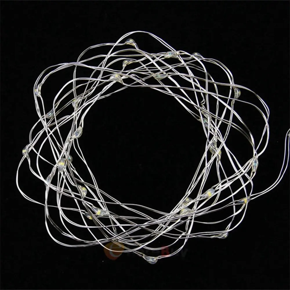 

Aimbinet 10/20/30/40/50/100 Led Starry Lights Copper LED Light Strings Aa Battery Powered Ultra Thin String Wire Christmas party