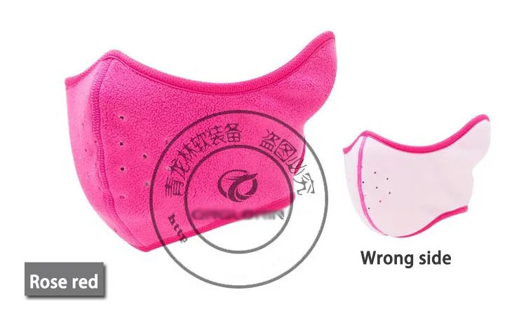 Outdoor Sports Ear Protection Half Face Winter Keep Warm Velcro Mask Ski Motorcycle Bike Cold Protection Face Mask Multicolor 13