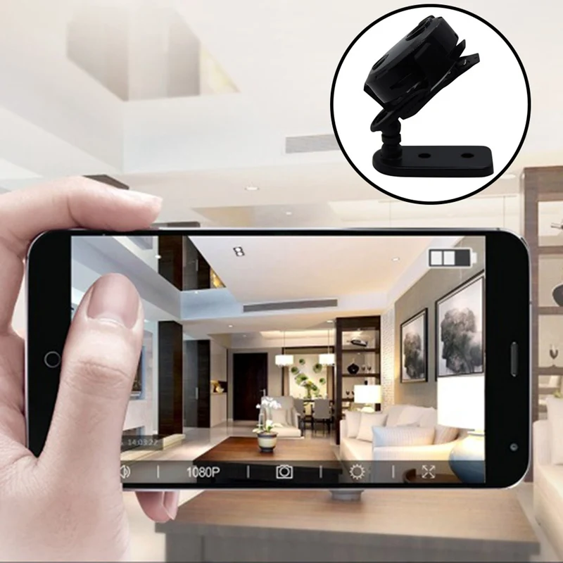 Wifi мини-камера HD 1080p носимая ip-камера датчик движения для ...