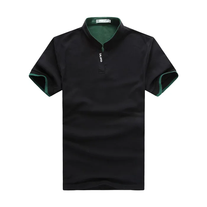 Классический Для мужчин поло с воротником-стойка рубашка короткий рукав футболки одноцветные M-XXXL дропшиппинг торговля, 3051AT221542