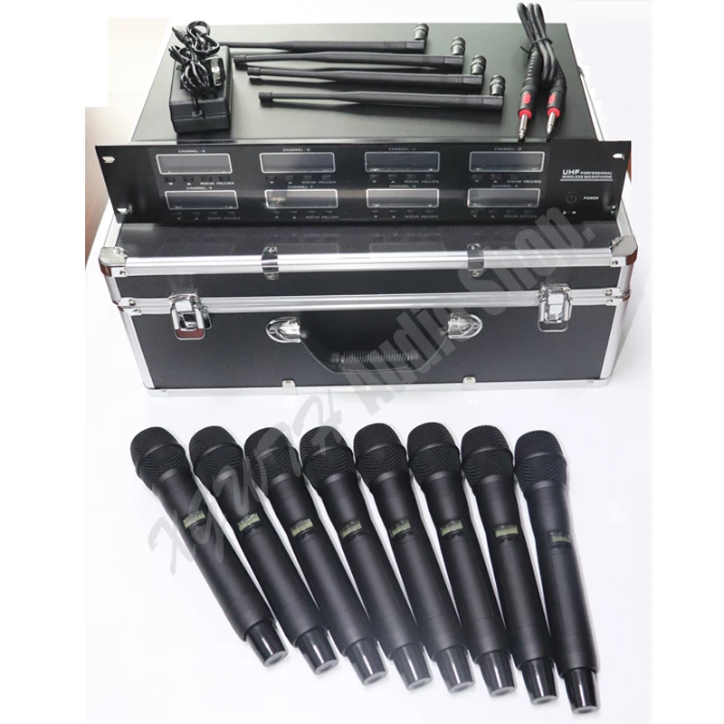 UHF Digital Adjustable Frequency 8 Handheld
