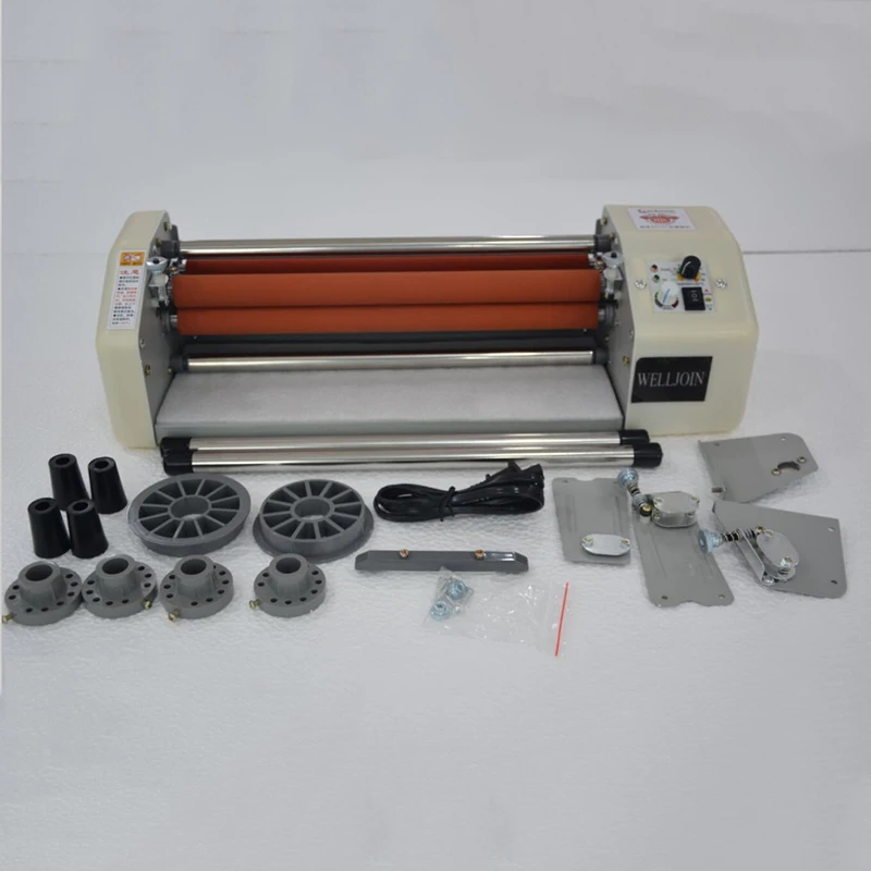 

New 8350T 13" Laminator Four Rollers Hot Roll Laminating Machine Fast shipping