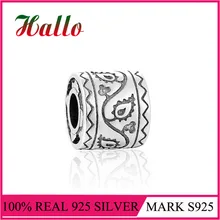 Ювелирные изделия серебряный шарм 925 пробы Европейские Бусины-Пригонки berloques argent 925 manualidades bisuteria DIY ювелирные изделия