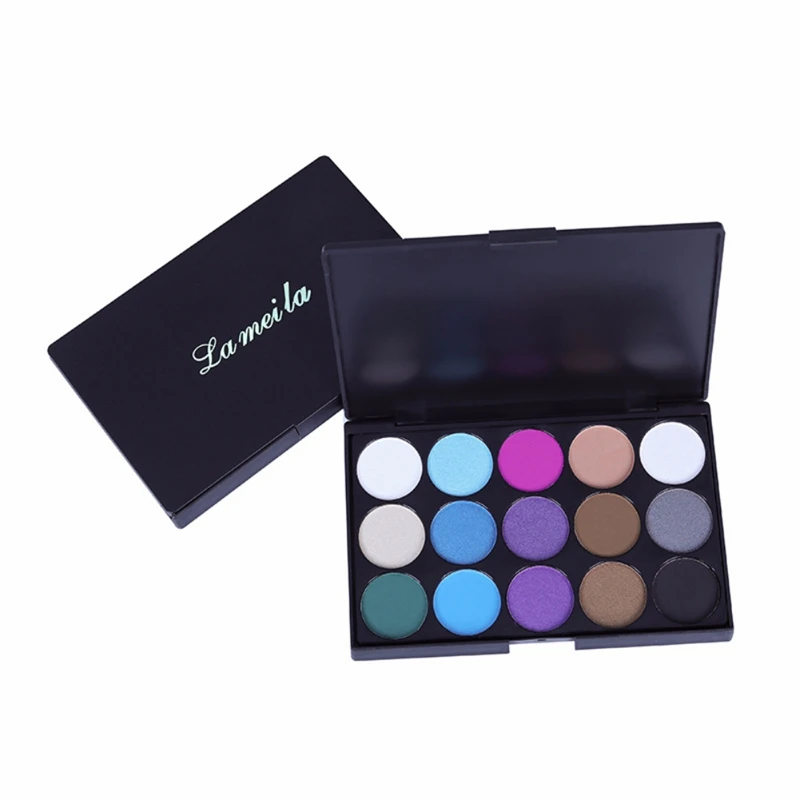 

15 Color Smokey Eyeshadow Palette Waterproof Smudge-Proof Lasting Colorfast Shimmer Matte Eye Shadow