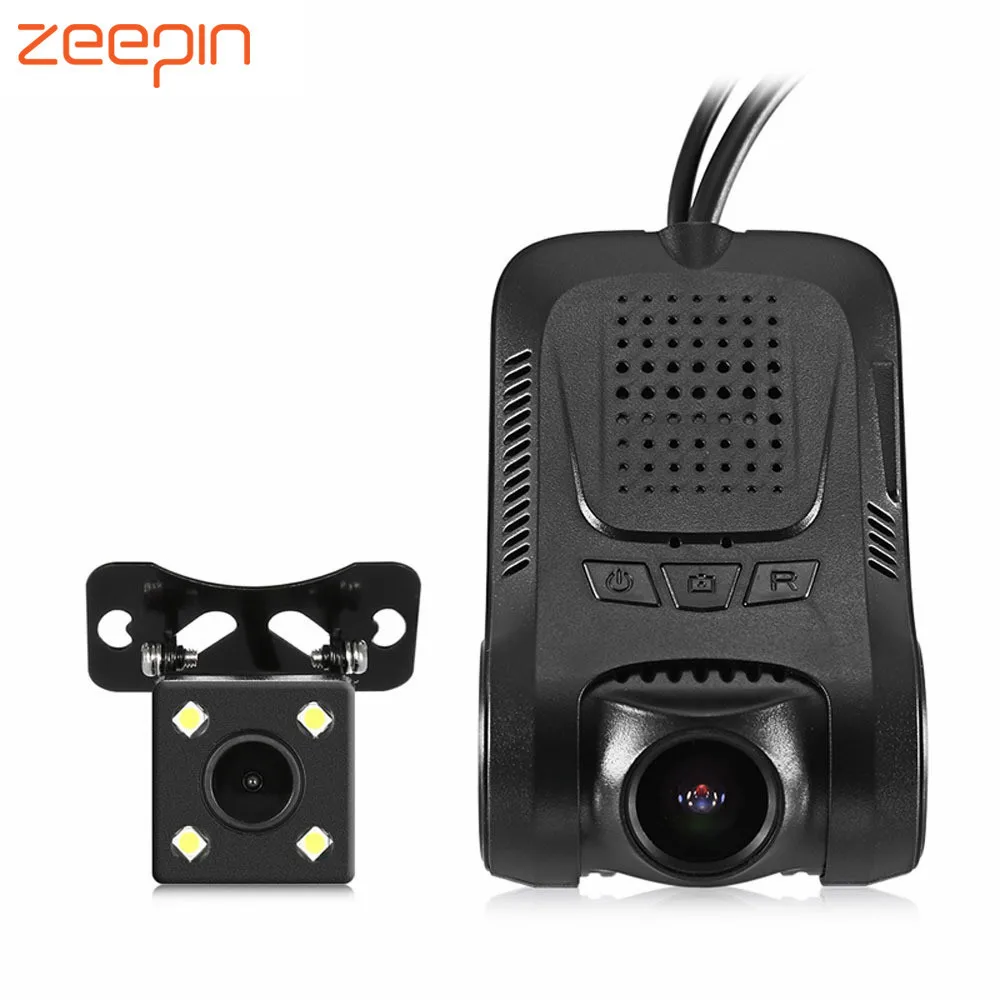 

Zeepin Hidden Dash Cam Dual Core Full HD 1080p 170 Degree A Grade Wide Angle WiFi Mobile Phone Display Driving Recorder
