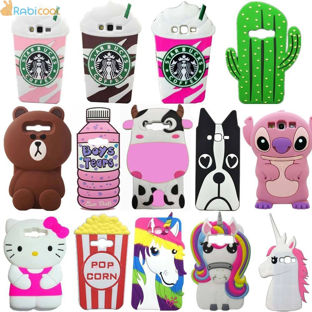 cover samsung j3 6 unicorno