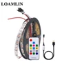 Rvb WS2812B, bande de Pixel accessible, 14 clés, télécommande pour la lampe arrière de la télévision, DC5V 1 m/2 m/3 m/4 m/5 m ► Photo 3/6