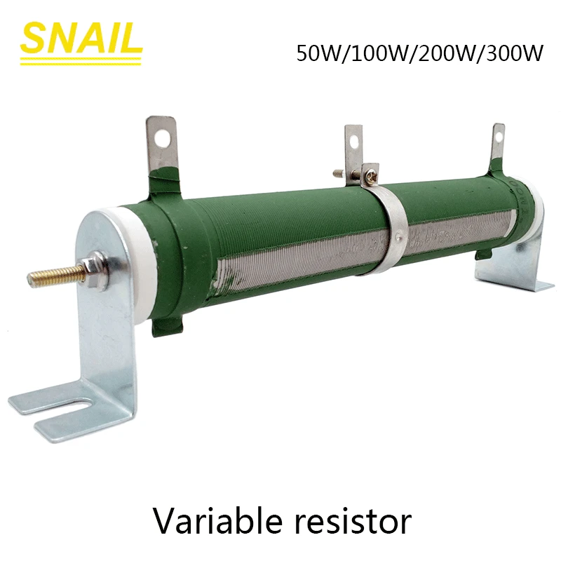 

50w 100w 200w 300w variable,Potentiometer,Porcelain tube,Adjustable resistor,Sliding rheostat