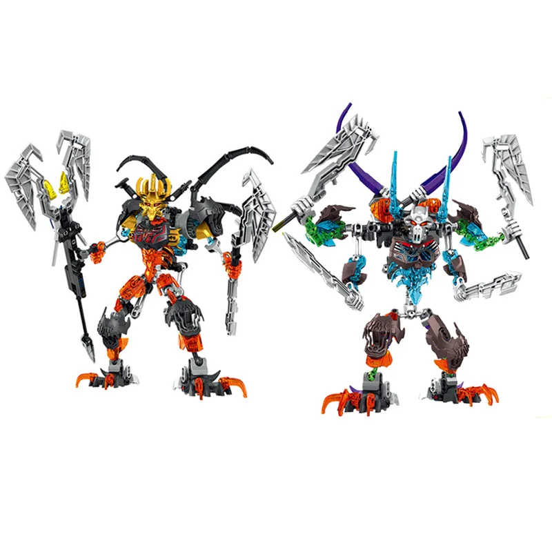 

New Bionicle Heros Tahu Mask Maker Skull Grinder Model Building Blocks Boys Kids Bricks Toys Compatible with l*go Bionicle