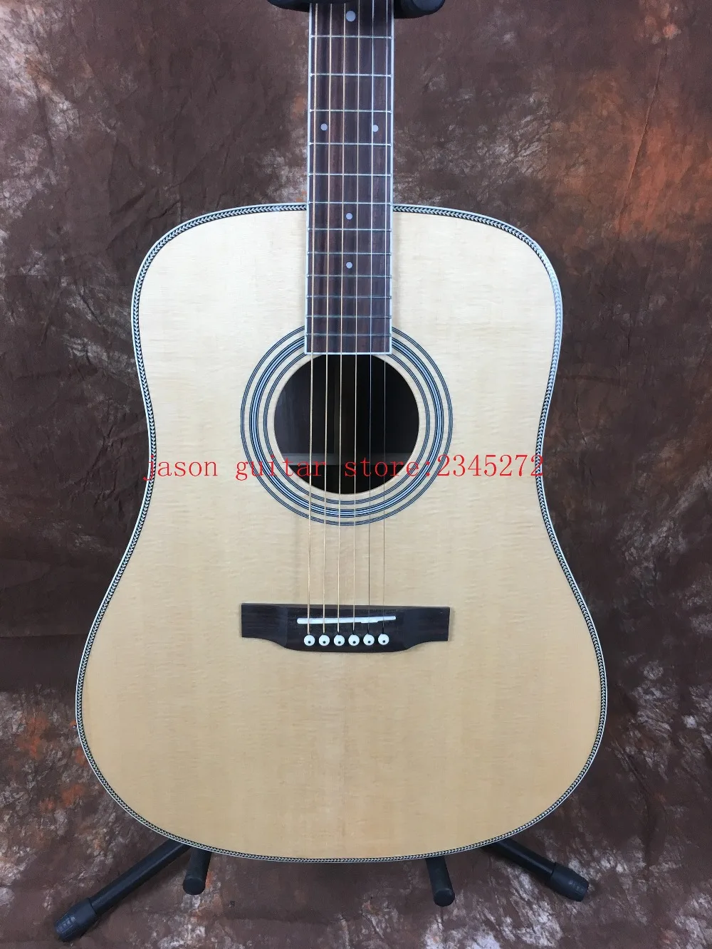 

OEM Custom 41" Acoustic Guitar, Solid Spruce Top, Rosewood Fingerboard, Guitarra acustica, Free Shipping
